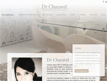 Tablet Screenshot of drcharavel-esthetique.fr